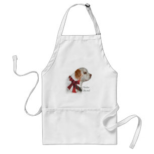 Delantal Navidades de Clumber Spaniel Regalos
