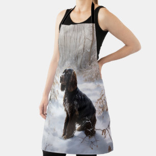 Delantal Navidades de Cocker Spaniel Let It Snow