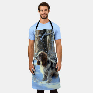 Delantal Navidades de Cocker Spaniel Let It Snow