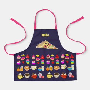 Delantal Navidades de comida para cocinar para las hijas Cu