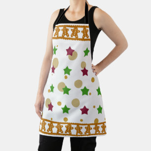 Delantal Navidades de Cute Ginger Bread Cookie Mom Girlfrie