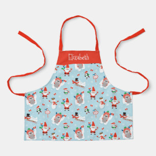 Delantal Navidades de Cute Kids Winter North Pole