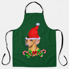 Delantal Navidades de Dachshund