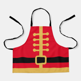 Delantal Navidades de desnudos clásicos haciendo pan de Apr