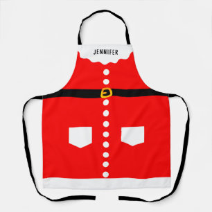 Delantal Navidades de disfraces de Papá Noel divertidos y p