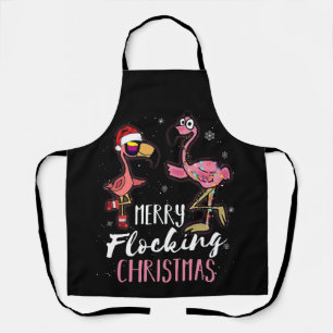Delantal Navidades de enclavamiento de cerezos Rosa Santa F