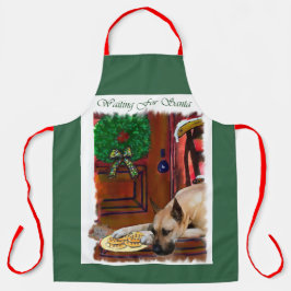 Delantal Navidades de Fawn Great Dane