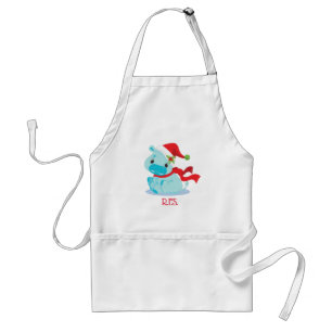 Delantal Navidades de Hippo Blue Baby