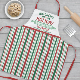 Delantal Navidades de Holiday Baking Team Cookie Fiesta a r