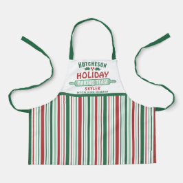 Delantal Navidades de Holiday Baking Team Fiestas niños ado
