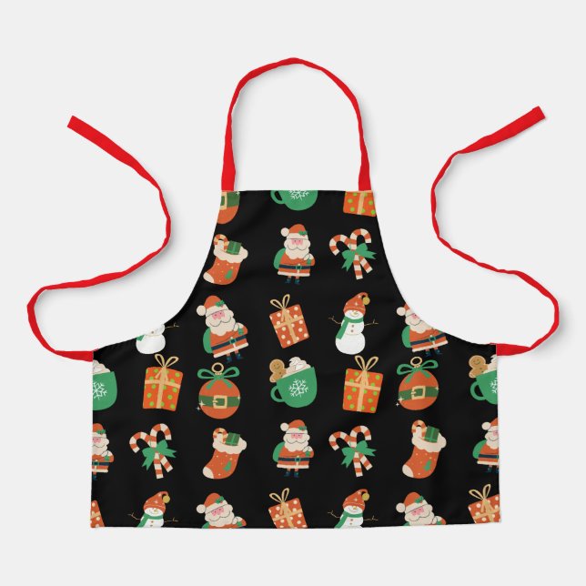 Delantal Navidades de Holiday Baking Team Kids (Anverso)