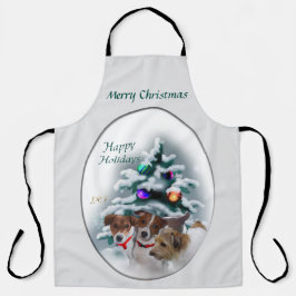 Delantal Navidades de Jack Russell Terrier