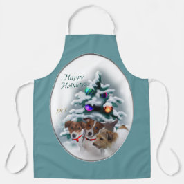 Delantal Navidades de Jack Russell Terrier