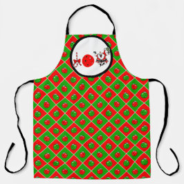Delantal Navidades de la Alegría del Baloncesto Fiesta Orna