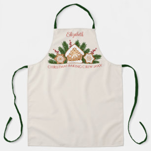 Delantal Navidades de la casa Gingerbread Cookie Baking Cre