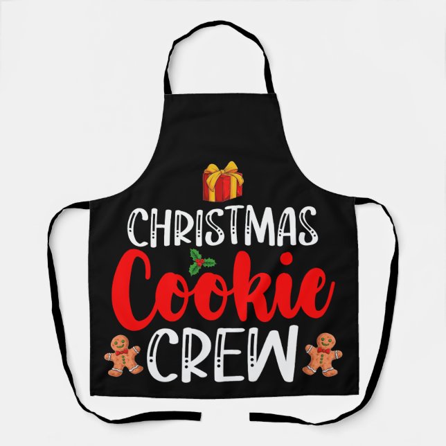 Delantal Navidades de la familia Cookie Crew Pajamas Navida (Anverso)