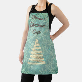 Delantal Navidades de mamá Cafe Festive Personalizado de co
