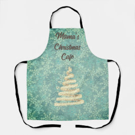 Delantal Navidades de mamá Cafe Festive Personalizado de co