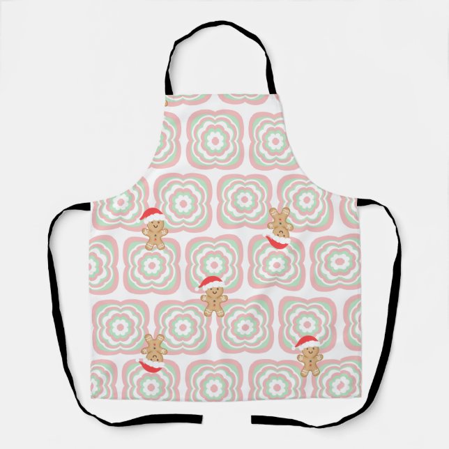 Delantal Navidades de pan de jengibre (Anverso)