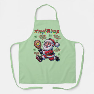 Delantal Navidades de Pickleball Santa Claus