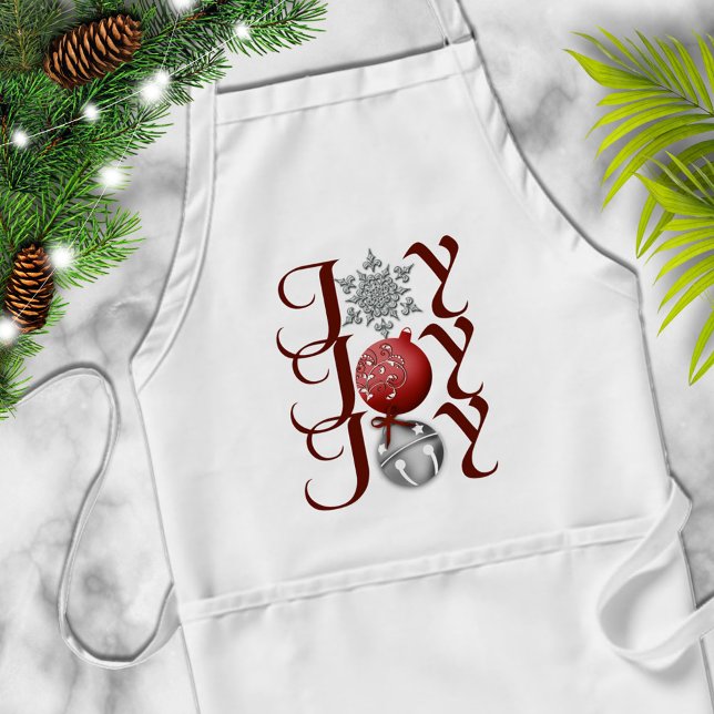 Delantal Navidades de Plata Roja Joy Apron (Subido por el creador)