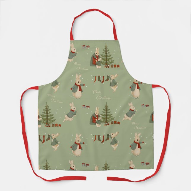 Delantal Navidades de Rabbit Peter en Apron (Anverso)