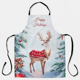 Delantal Navidades de renos en Apron