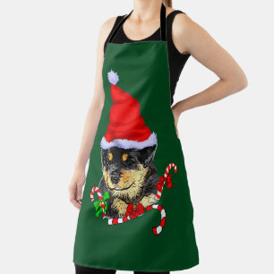 Delantal Navidades de Rottweiler Puppy