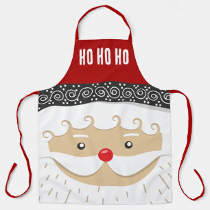 Delantal Navidades de Santa Diseño de Apron de Impresión de