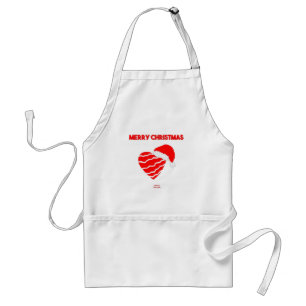 Delantal Navidades de Santa Heart Apron
