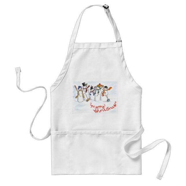 Delantal navidades de 'Snowmen' Apron (Frente)