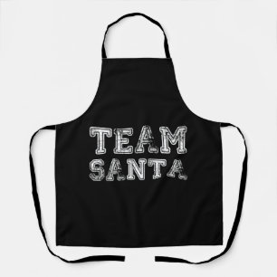 Delantal Navidades de Team Santa Funny