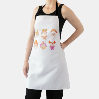 Delantal Navidades de vacaciones del festival Cute apron
