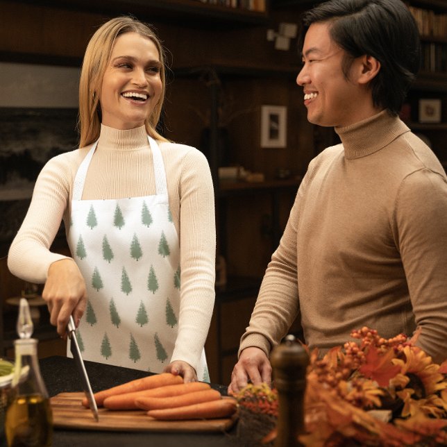 Delantal Navidades de Woodland Trees (Subido por el creador)