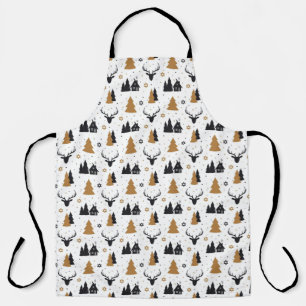 Delantal Navidades Deer escandinavo