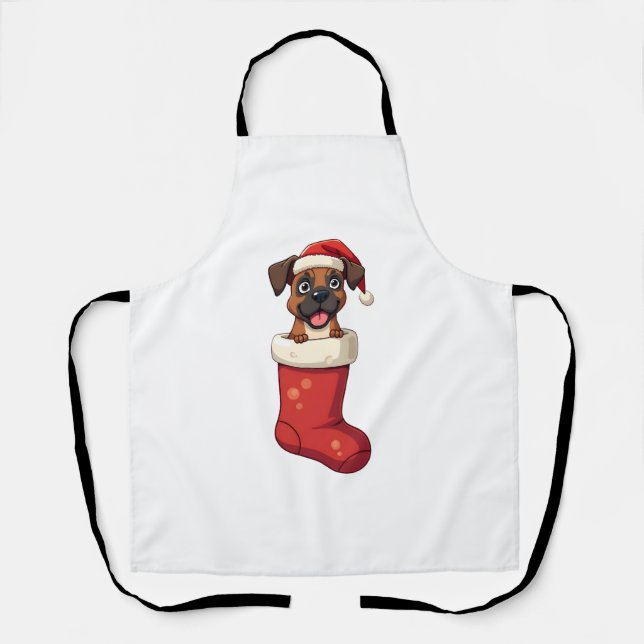 Delantal Navidades del Boxer (Anverso)