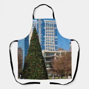Delantal Navidades del centro de Dallas Apron