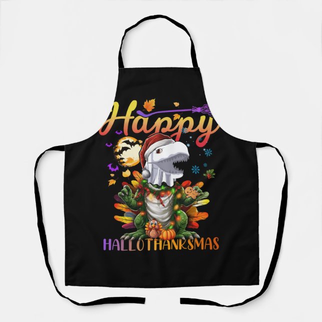 Delantal Navidades del Día de Acción de Gracias de Hallowee (Anverso)