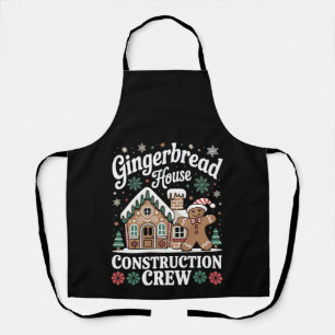 Delantal Navidades del equipo de construcción de la casa Gi
