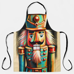 Delantal Navidades del Ilustracion de Chalk Nutcracker II