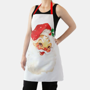Delantal Navidades del Viejo Santa Claus Retro Jolly