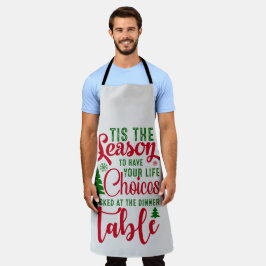 Delantal Navidades diseñan la temporada de elecciones