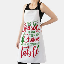 Delantal Navidades diseñan la temporada de elecciones