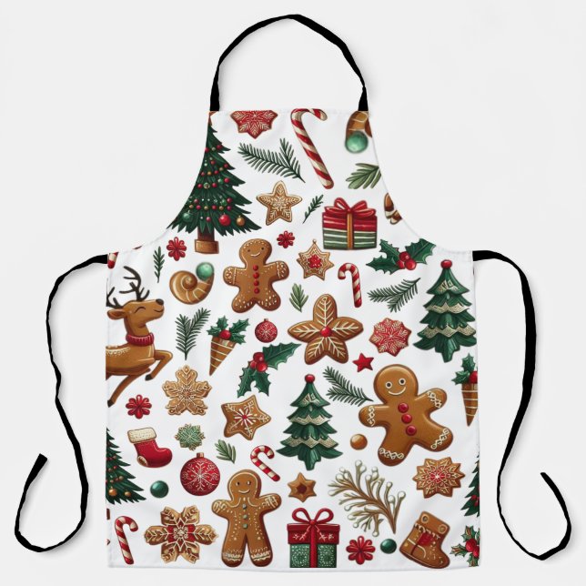 Delantal Navidades divertidos Apron (Anverso)