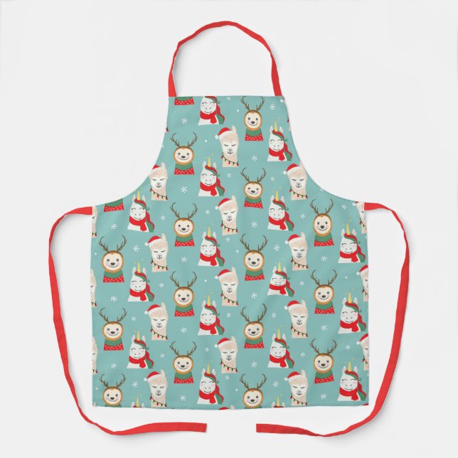 Delantal Navidades divertidos Apron (Anverso)