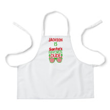 Navidades divertidos Red Green Santa Baking Kitche