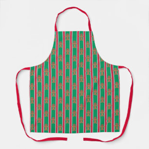 Delantal Navidades divertidos y amables hombre pan de jengi