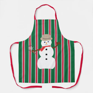 Delantal Navidades divertidos y entusiastas Detective Snowm