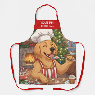 Delantal Navidades Dog Holiday Baking Apron