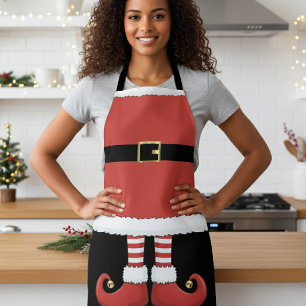 Delantal Navidades Elf Holiday Red